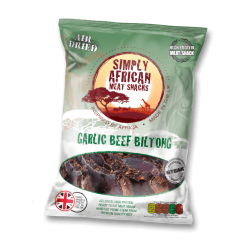 Simply African Biltong - Garlic 12x35g